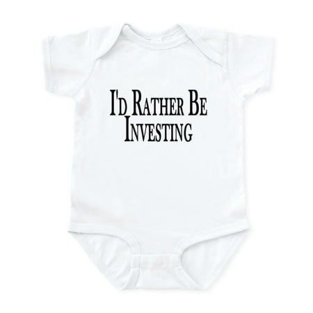 

CafePress - Rather Be Investing Infant Bodysuit - Baby Light Bodysuit Size Newborn - 24 Months