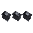 thumbnail image 1 of 3X SPDT ON-OFF-ON 3 Position Snap in Boat Rocker Switch AC 250V/6A 125V/10A, 1 of 7