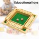 thumbnail image 1 of Ofertas del día ¡Liquidación! FAJHHA Shut The Box, juego de dados de madera tradicional, juego matemático estilo pub para 4 jugadores, juego apto para viajes para diversión familiar y juego educativo, 1 of 8