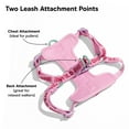 thumbnail image 3 of Wild One Adjustable Cushioned Step-In Dog Harness, Bubblegum Pink Colorblock, Medium, 3 of 9
