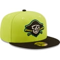 thumbnail image 3 of Men's New Era Green/Black Bradenton Barbanegras Copa De La Diversion 59FIFTY Fitted Hat, 3 of 6