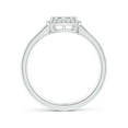 thumbnail image 2 of ANGARA Natural Cushion Composite Diamond Halo Ring in 14K White Gold for Women (Size-3.3mm| Color-G| Clarity-VS2) | April Birthstone, Anniversary, Jewelry Gift for Women | Natural Diamond Ring, 2 of 9