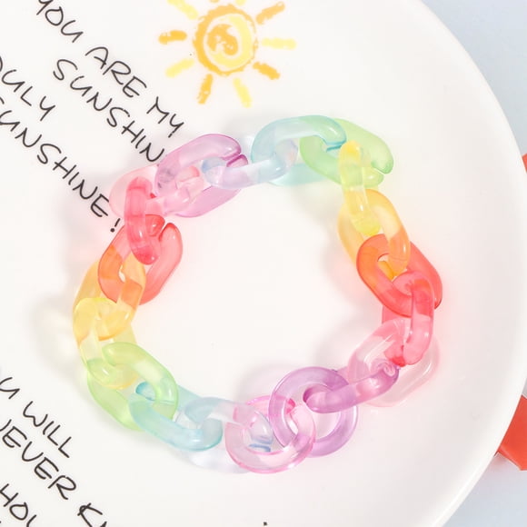 UPGRATOR Women Bangle Bracelets Bangle Acrylic 1Set Creative Design Beach Women