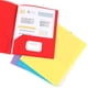 thumbnail image 3 of Carpetas de Plástico con Bolsillos, 1 Carpeta de Bolsillo para Papel Tamaño Carta, Carpeta de Papel Resistente con Tarjetero para Oficina Escolar, Hogar, Negocios (Paquete de 7, Colores Surtidos), 3 of 6