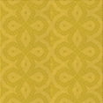 thumbnail image 1 of Ahgly Company Machine Washable Indoor Square Transitional Yellow Area Rugs, 6' Square, 1 of 7