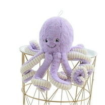 BESTSKY Octopus Plush Octopus Stuffed Toy Funny Stuff Room Decoration Weighted Stuffed Animals Purple 18CM