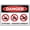 Warning Sign 3, variant on Strong Undercurrent Vintage Tin Sign - 12×8 Inches, Metal Warning Decor, Home Farm Bar Coffee Shop Club Wall Decor