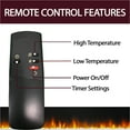 thumbnail image 4 of Cambridge Savona 59'' Electric Fireplace with Enhanced Log Insert | Multi-Color Flame | For Rooms up to 210 Sq.Ft | TV Stand | Remote | Mahogany Mantel | Adjustable Heat Settings, 4 of 10
