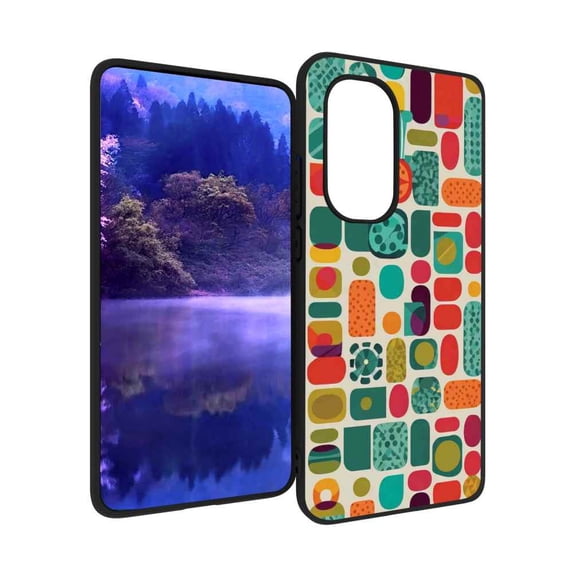 Watercolor-Art-s-And-Cute-Boho-Rubber-Liner-Hard-2 Phone Case, Degined for Motorola Moto Edge 2022 Case Men Women, Flexible Silicone Shockproof Case for Motorola Moto Edge 2022