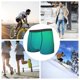 thumbnail image 4 of Balery Green Turquoise Teal Calzoncillos bóxer para hombre, ropa interior de algodón suave y transpirable con cinturilla de nailon-X-Large, 4 of 5