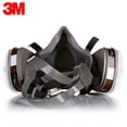 thumbnail image 4 of Máscara de Gas 3M 6200 a prueba de Gas, mascarilla de media cara combinada con filtros 6001/2091/5n11, protección química orgánica, 4 of 4