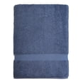 thumbnail image 5 of Authentic Hotel and Spa  Herringbone Weave Turkish Cotton Bath Sheet Charcoal Grey, 5 of 5