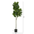 thumbnail image 2 of Nearly Natural 4.5' Fiddle Leaf Fig Artificial Tree, 2 of 4