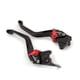thumbnail image 2 of 3D Rhombus Motorcycle Adjustable Brake Clutch Lever For Bajaj Pulsar 200 NS 200 NS200 All Years Aluminum Brake Clutch Handle, 2 of 5