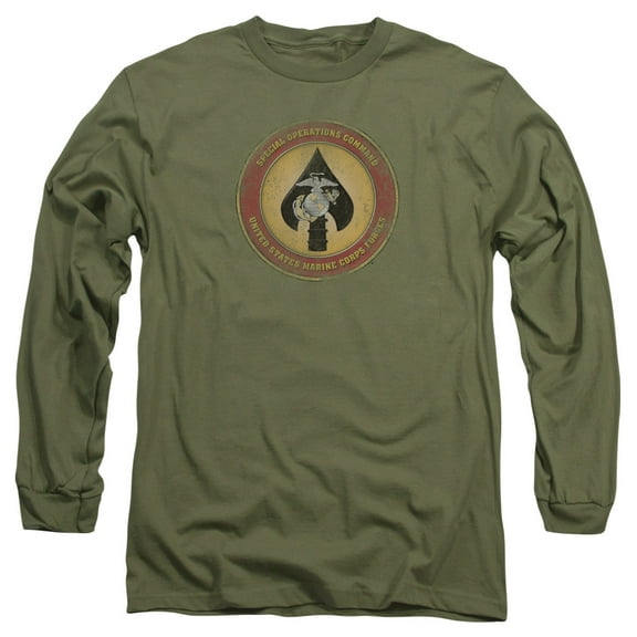 Us Marine Corps - Special Operations Command Patch - Long Sleeve Shirt - XX-Large