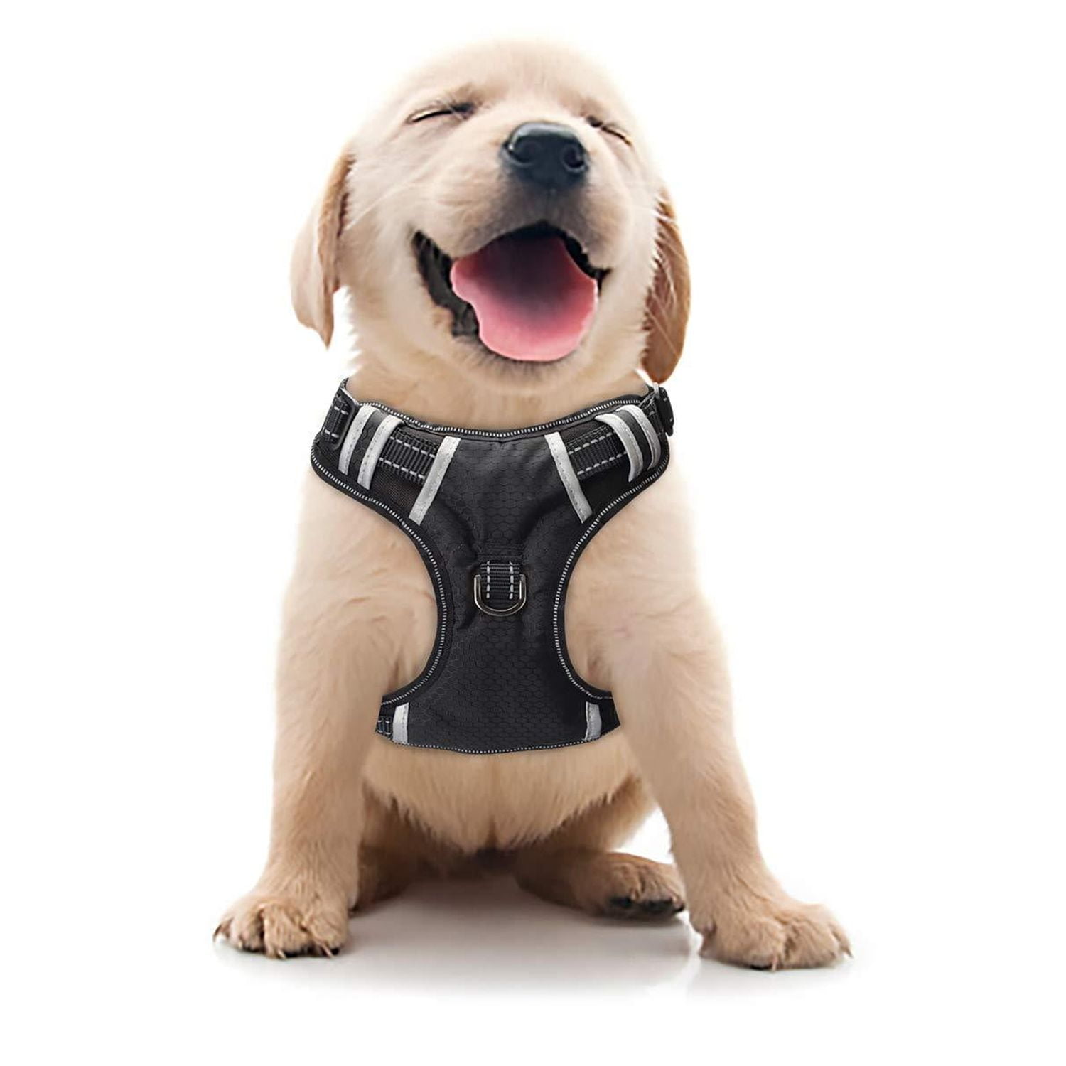 BABYLTRL Big Dog Harness No Pull Adjustable Pet Reflective Oxford Soft Vest for Large Dogs Easy Control Harness S Black Walmart Business Supplies