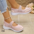 thumbnail image 4 of Willtoo Women Mary Jane Orthopedic Shoes Slip On Walking Comfortable Dressy Knit Washable Casual Nurse Shoe with Arch Support, 4 of 5