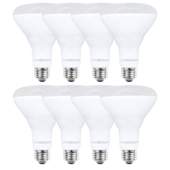 Viribright® BR30 LED Bulb, 700 Lumens, Dimmable, CEC, T20, Daylight 5000K (8 Pack)