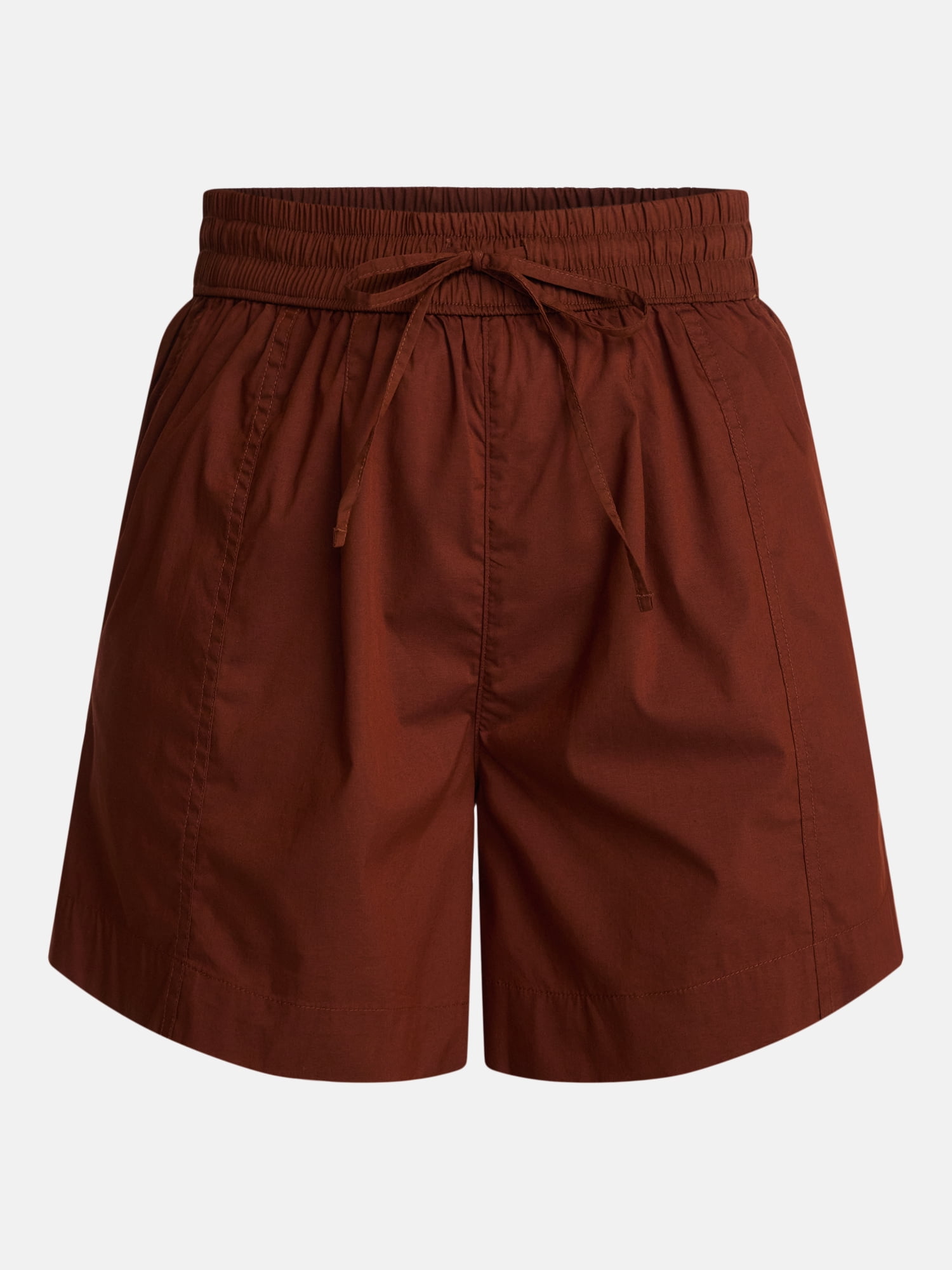 Time and Tru Women's Poplin Shorts, Sizes XS-XXXL