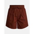 thumbnail image 6 of Time and Tru Women's Poplin Short, Sizes XS - XXXL, 6 of 6