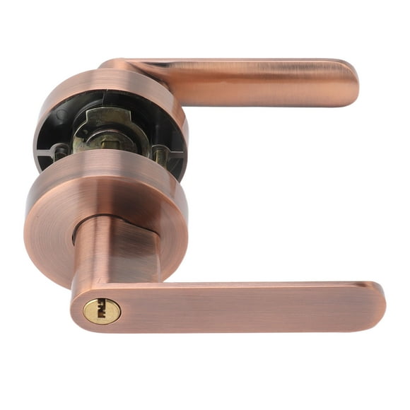 Door Entry Lever, Comfortable Grip Privacy Door Lever Modern Rustproof Low Noise For Bathroom For Hallway