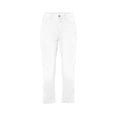 thumbnail image 6 of Capri Jeans for Women High Waisted Stretchy Cropped Skinny Trendy Split Hem Summer Casual Capri Denim Pants with Pockets, 6 of 6