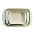 thumbnail image 6 of Tramontina Mae 3-Piece Ceramic Porcelain Baking Pans Set, Mint, Non Stick Casserole Dishes for Oven, Rectangular Bakeware for Lasagna, Cakes and Loafs, 6 of 7