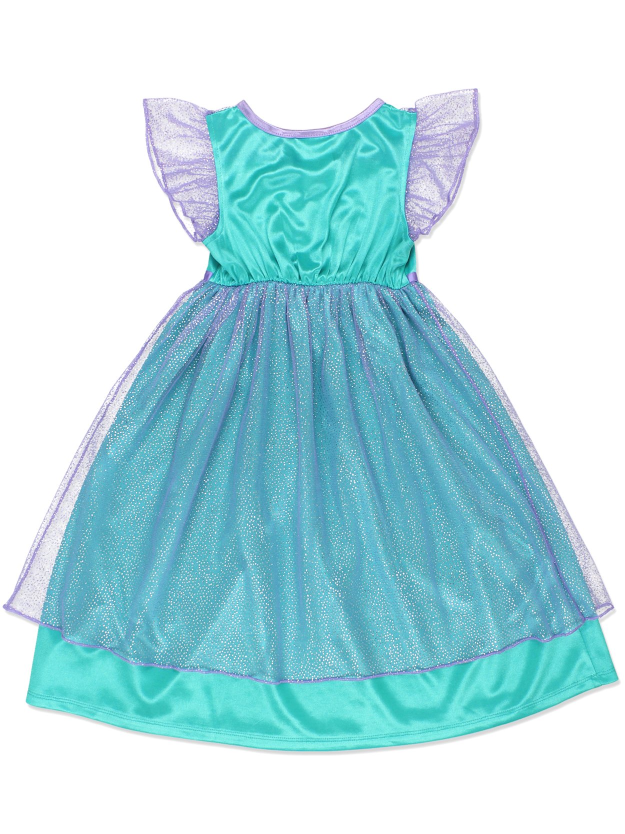 The Little Mermaid Ariel Toddler Girls Fantasy Gown Nightgown Pajamas 21LM165TGS - image 2 of 7