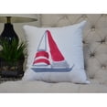 thumbnail image 2 of Simply Daisy, 20 x 20 inch, Sail Away, Geometric Print Pillow, Navy, 2 of 2