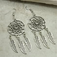 thumbnail image 3 of Ayyufe Women Bohemian Dream Catcher Drop Dangle Earring Christmas, 3 of 5