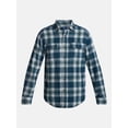 thumbnail image 5 of George Men's and Big Men's Double Pocket Flannel Shirt, Sizes XS-3XLT, 5 of 5