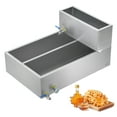 thumbnail image 1 of VEVOR Maple Syrup Evaporator Pan 304 Stainless Steel with Valves and Thermometer, 1 of 9