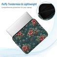 thumbnail image 2 of FORMRS 13"-13.3" Laptop Sleeve Protective Case Soft Carrying Quilted Computer Bag Cover, Floral Christmas, 2 of 7