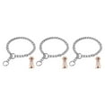 thumbnail image 3 of Transemion Dog Chain Collars Lightweight And Durable Metal Collar For Smooth Pet Walking Appropriate Size 3Set, 3 of 6