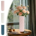 thumbnail image 2 of Vacemry Under $5 Tall Home Decor Vase, Plastic Flower Arrangement Container for Display, Modern Living Room Decor for Fresh Flowers, Water Culture Vase for Plant Arrangements, 2 of 9
