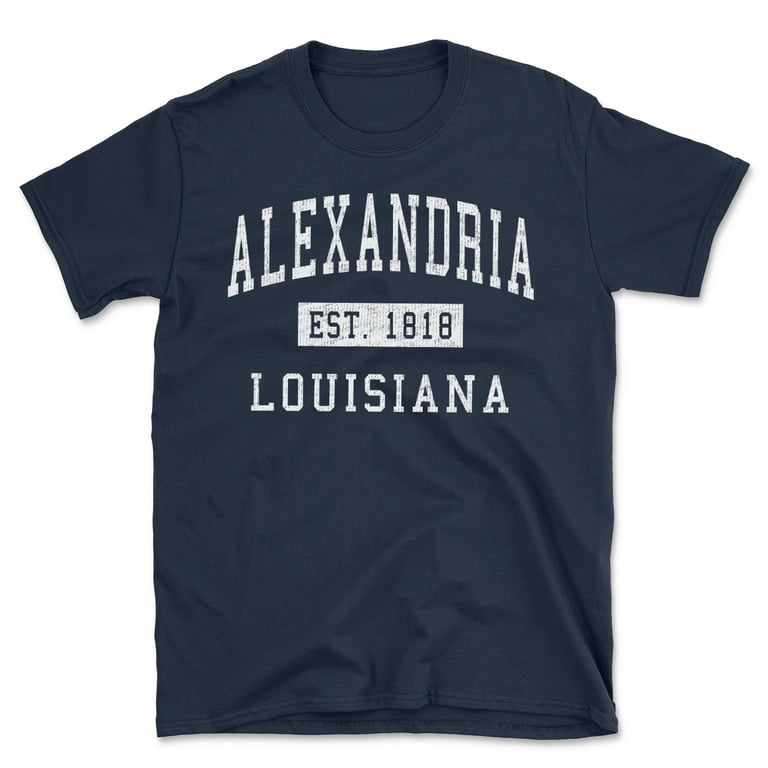 Alexandria Louisiana Classic Established Men's Cotton T-Shirt