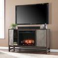 thumbnail image 3 of SEI Furniture Lannington Touch Screen Electric Fireplace w/ Media Storage 54.25 x 30.75 Freestanding Indoor Electric Fireplaces, 3 of 12