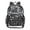 Lace, variant on Large Clear PVC Backpack Heavy Duty See Through Backpack for Adults Work Travel, Green Butterfly Printed 12L
