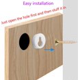 thumbnail image 4 of Kunmingshisd Qrity 16 Piezas Perchas con Ojo de Cerradura, Clips para Colgar con Ojo de Cerradura, Soportes para Clips para Colgar, para Colgar en la Pared, Marco de Cuadro, Espejo de gabinete, 4 of 4