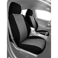 thumbnail image 2 of CalTrend Front Sport Buckets SportsTex Seat Covers for 2015-2021 Dodge Charger - DG369-08GG Light Grey Insert with Black Trim, 2 of 3