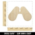 thumbnail image 2 of Binoculars Bird Watching Wood Shape Unfinished Piece Cutout Craft DIY Projects - 4.70 Inch Size - 1/4 Inch Thick, 2 of 7