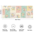 thumbnail image 3 of Pioneer Flower Floral Print Pattern Bathroom Rugs Mat, Non Slip Microfiber Bathroom Rug with Rubber Backing, Soft Mats for Bathroom Floor Tub Shower, 24"x60", 3 of 5