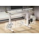 thumbnail image 3 of Marco de escritorio de pie Claiks Dual Motor Electric, 63 pulgadas, blanco, 3 of 9