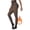 Black, variant on Fleece Lined Tights for Women - Winter Thermal Leggings Pantyhose, Fake Translucent Thick Warm Sheer Tights, Size M