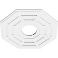 thumbnail image 2 of 26"OD x 7"ID x 10 1/4"C x 1"P Westin Architectural Grade PVC Contemporary Ceiling Medallion, 2 of 11