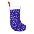 thumbnail image 2 of Salouo Beautiful Purple Snowflakes Print Christmas Stockings,Large Xmas Stocking Set of 1 Holiday and Farmhouse Stocking for Christmas Holiday Party Decoration(17.7*11 Inch), 2 of 7