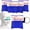 Blue, variant on Ever Ready First Aid CPR Mask for Pocket or Key Chain, AED Training, 5 Count - Yellow