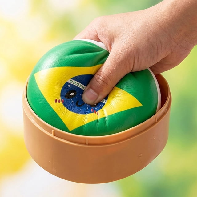 Stress Relief Fidget Toy Silicone Bun Squishy Bao Bun Stress Ball Slow Rising Sensory Toy Anxiety Relief Desk Toy for Office Home Study Travel Focus Relaxation Portable Gift Collectible