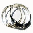 thumbnail image 1 of Bracelets Émaillés Silvertone et Noir, 1 of 1