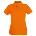 thumbnail image 1 of Fruit of the Loom - Polo Premium de Algodón Piqué para Mujer (Naranja), 1 of 2